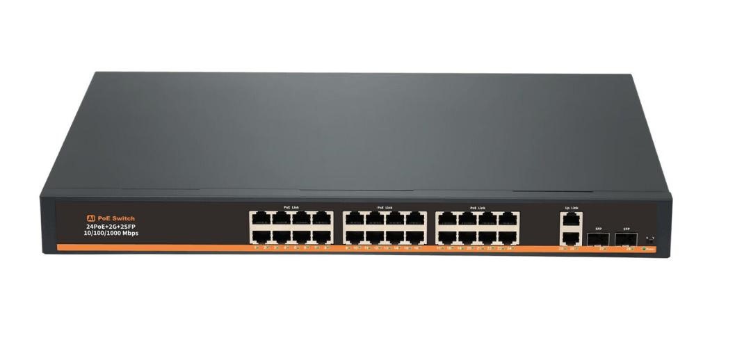 NSSW-POE-RX24G-2SFP 24口全千兆 PoE 交换机